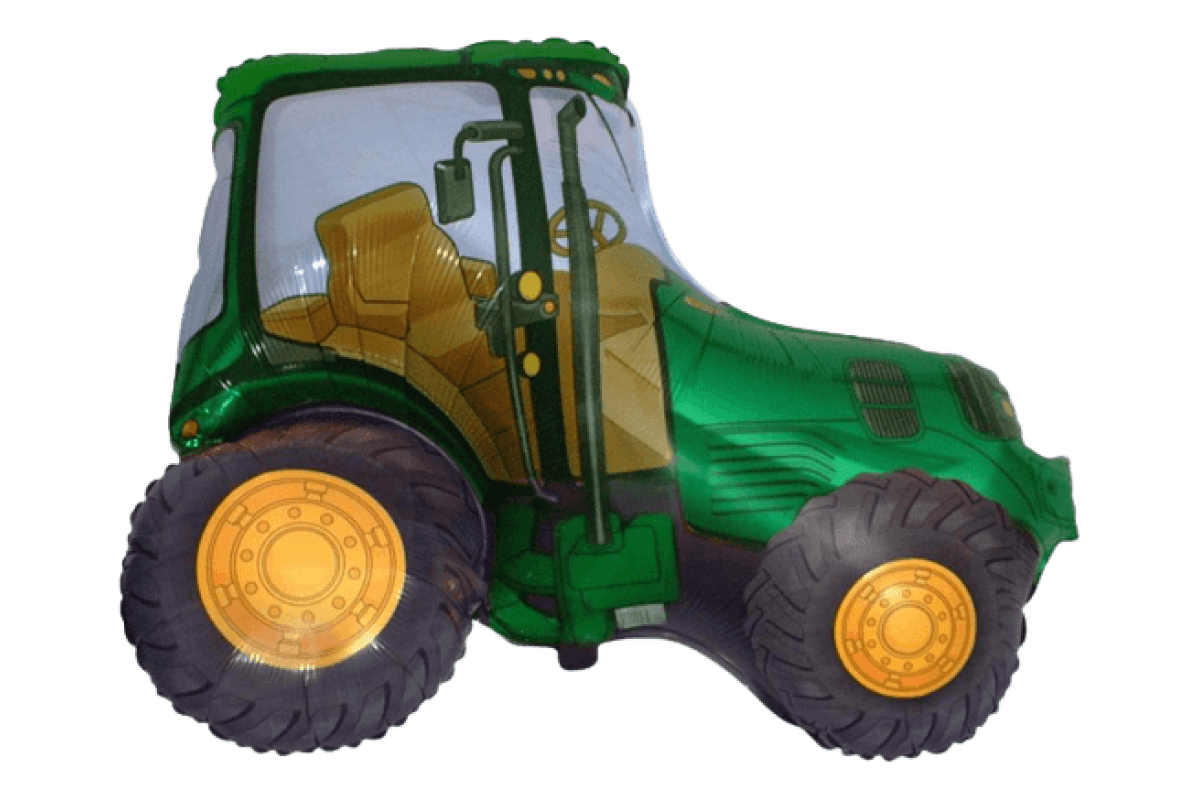 Balon foliowy z helem 24″ FX – „Traktor” (zielony)