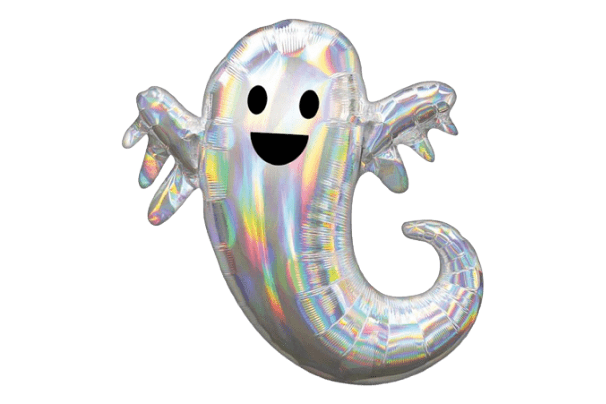 Balon foliowy z helem Holographic Iridescent Ghost, SuperShape