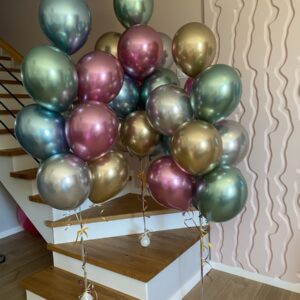 Miks platynowych balonów z helem Oliwia Balony