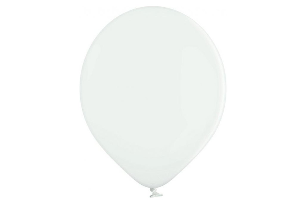 Balon z Helem Pastel White Belbal 12”