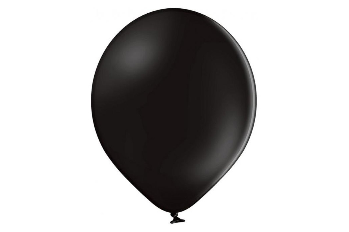 Balon z Helem Pastel Black Belbal 12”