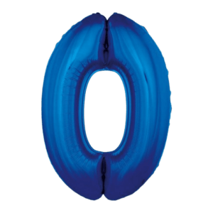 Balon foliowy z helem "Cyfra 0", niebieska, 92 cm Removebg Preview Oliwia Balony