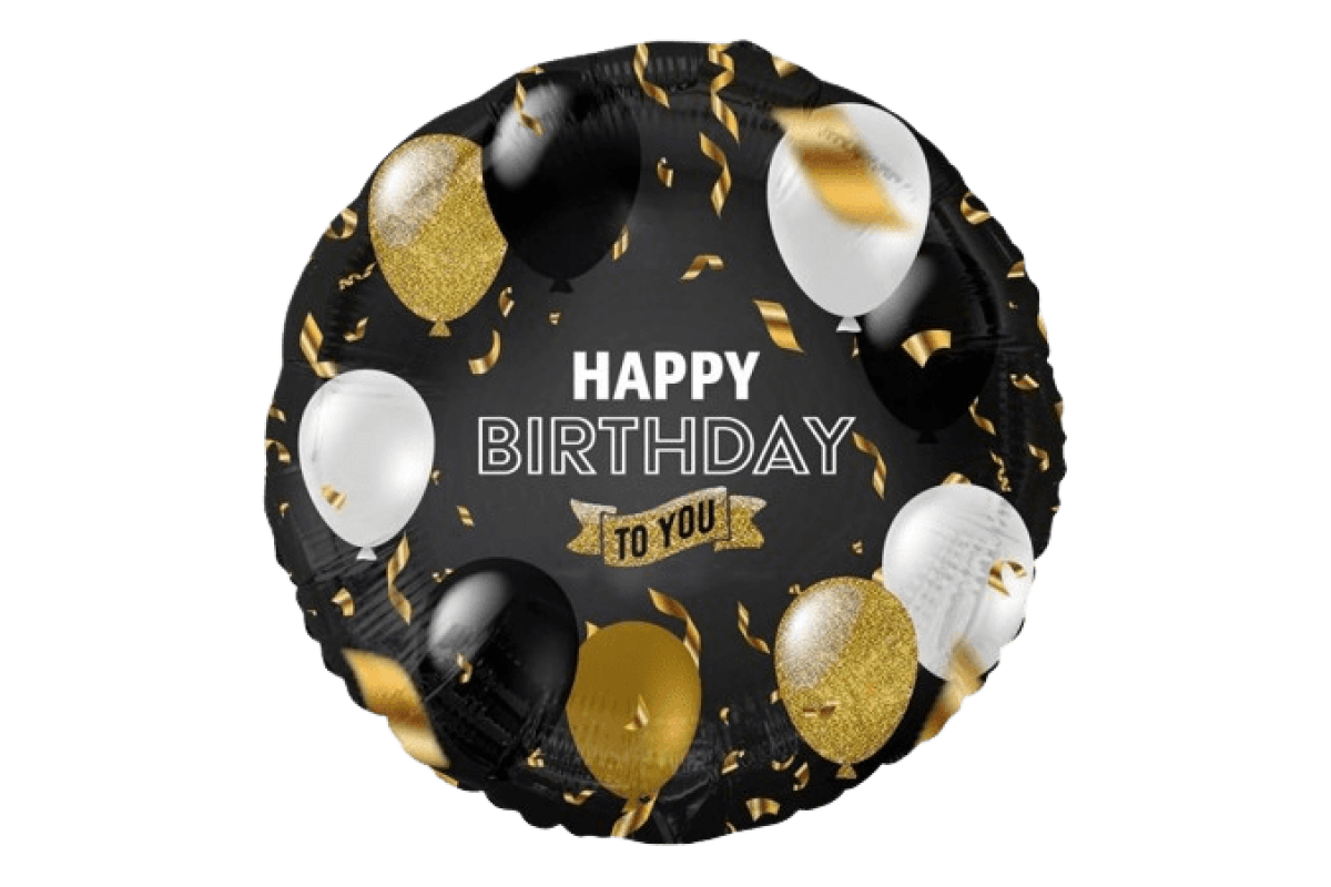 Balon foliowy z helem B&C Happy Birthday To You, 18″