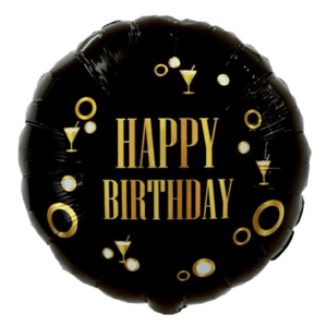 Balon foliowy z helem Happy Birthday (B&G Party), 18" Removebg Preview Oliwia Balony