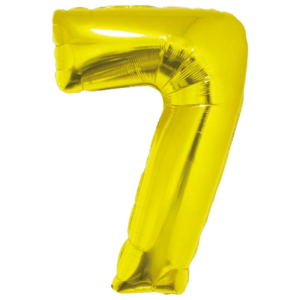 Balon foliowy z helem Smart, Cyfra 7, złota, 76 cm Removebg Preview Oliwia Balony