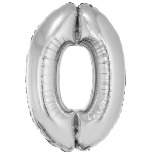 Balon foliowy z helem Smart, Cyfra 0, srebrna, 76 cm Removebg Preview Oliwia Balony