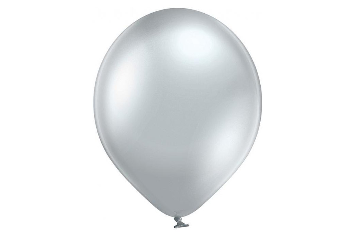 Balony z Helem B105 Glossy Silver Belbal 12”