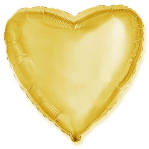 Balon Foliowy z Helem JUMBO FX - "Serce" (złote) 54477 Oliwia Balony