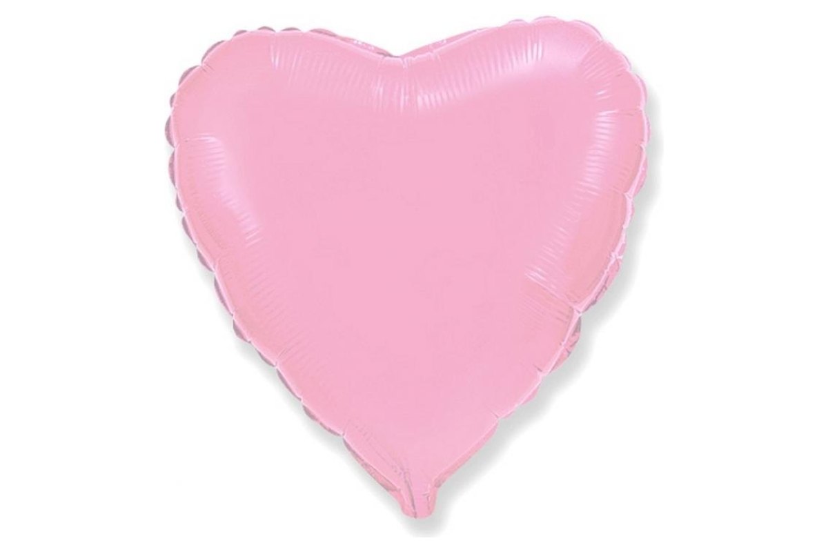 Balon Foliowy z Helem JUMBO FX – „Serce” (różowe delikatne)