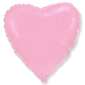 Balon Foliowy z Helem JUMBO FX - "Serce" (różowe delikatne) 54480 Oliwia Balony