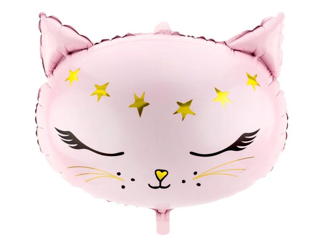 Balon Foliowy z Helem Kotek, 48x36cm
