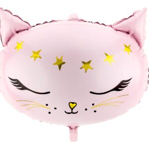 Balon Foliowy z Helem Kotek, 48x36cm Fb H Oliwia Balony