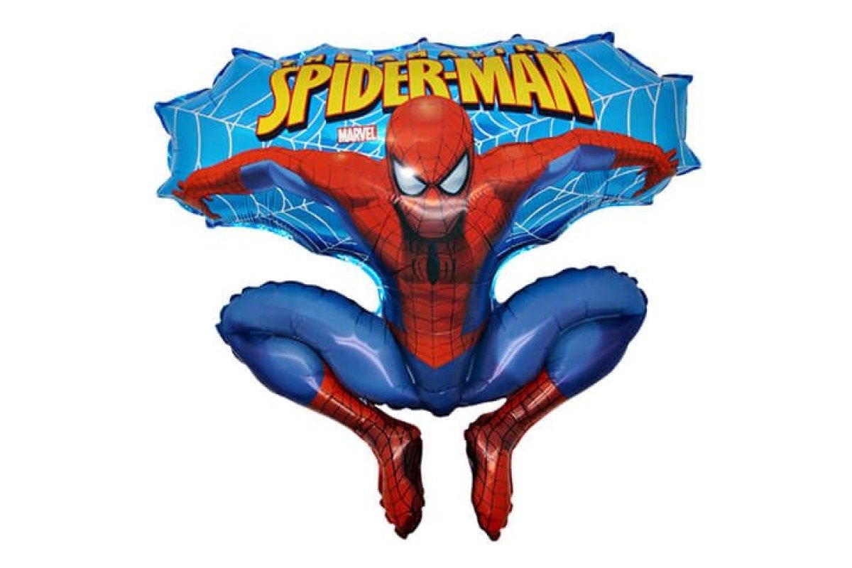 Balon z Helem Grabo 21” Spiderman Niebieski