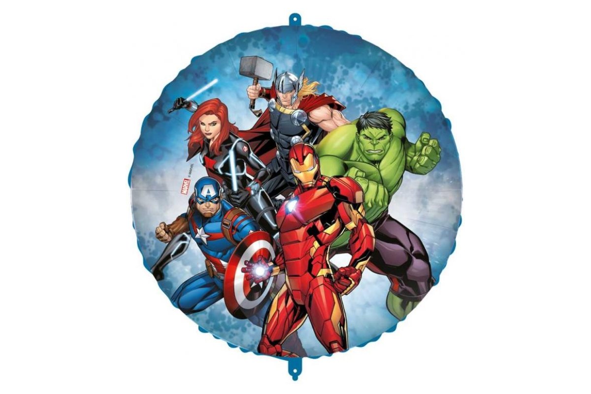 Balon z Helem foliowy Avengers Infinity Stones Marvell, 46 cm