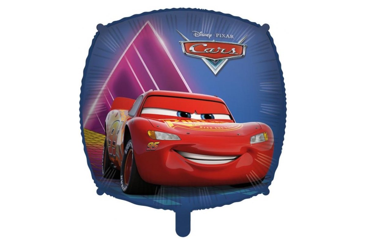 Balon foliowy z Helem Square Cars Disney, 46cm