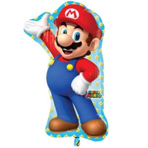 Balon foliowy z Helem SHP Super Mario 55 x 83 cm Jpg Oliwia Balony