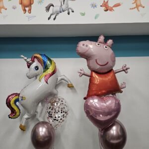 Uroczy Zestaw Balonów Urodzinowych z Postaciami z Bajek 🎀🦄🎈 20241216-154223-scaled Oliwia Balony