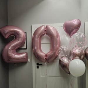 Zestaw Balonów na 20. Urodziny w Różowych Odcieniach ✨🎀 20241220-220601-scaled Oliwia Balony