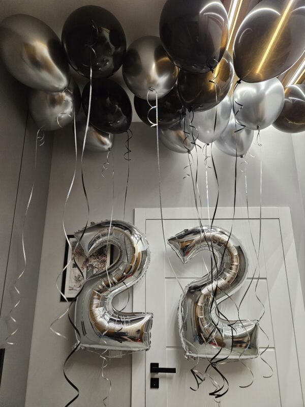 Ekskluzywny Zestaw Balonów Urodzinowych z Helem ✨🎈