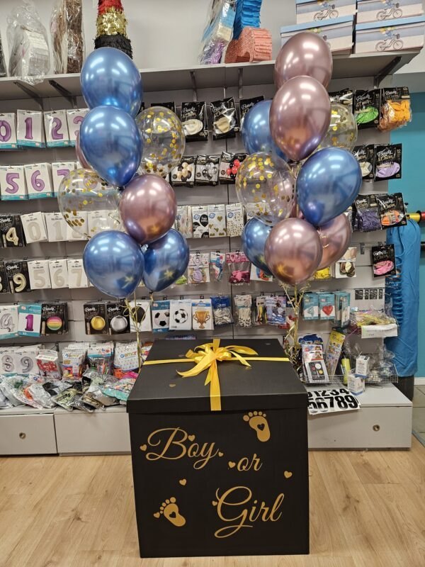Niezwykły Zestaw na Gender Reveal Party – Odkryj Płeć Dziecka w Magiczny Sposób! 🎉🎈