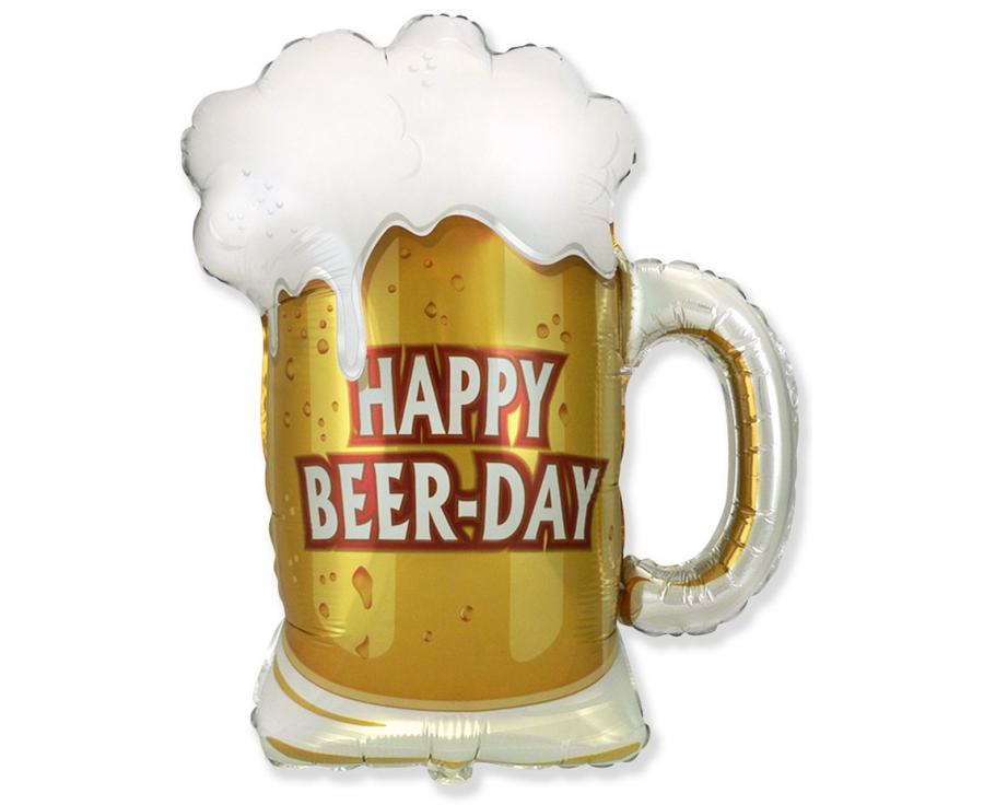 Balon foliowy 24″ FX – Kufel: Happy Beer-Day,