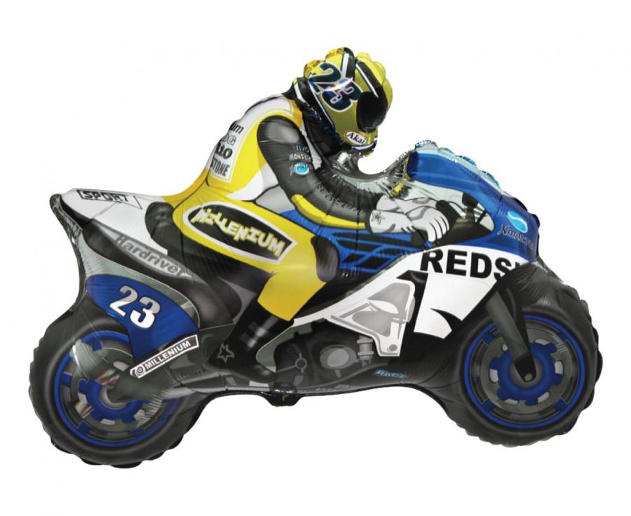 Balon foliowy 24″ FX – Motor (niebiesko-żółty)