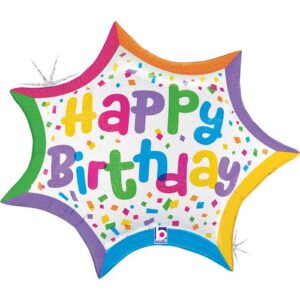 Balon foliowy Grabo 27'', Birthday Confetti Burst Balon-foliowy-grabo-27-birthday-confetti-burst Oliwia Balony