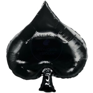Balon foliowy z helem, karty pik, Grabo, 86cm - Casino Spade Balon-helowy-casino-karta-brydz-poker-gry-pik-wiewiorka-i-spolka-playing-card-game-casino-spade-foil-balloon-squirrel-and-company Oliwia Balony