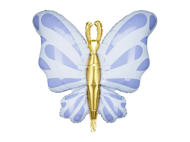 Balon foliowy Motyl, j. niebieski