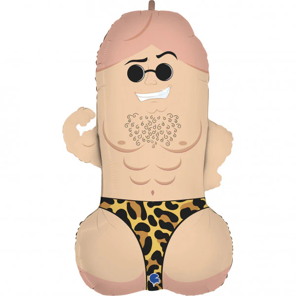 Balon Foliowy Mr Dick, Penis, 91cm