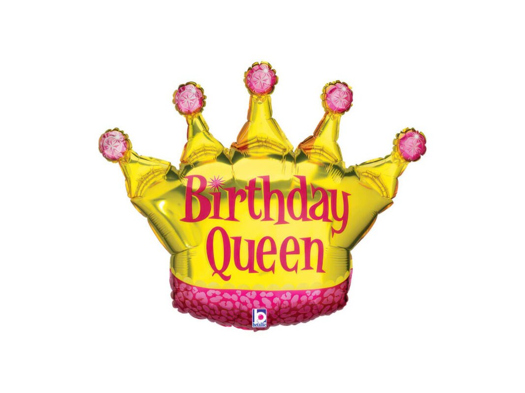 Balon foliowy Birthday Queen – 30″