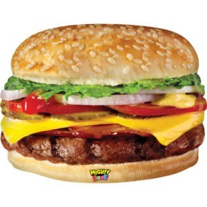 Balon Foliowy Hamburger Cheesburger, 79cm Pol_pl_balon-foliowy-hamburger-cheesburger-79cm-8700_1 Oliwia Balony