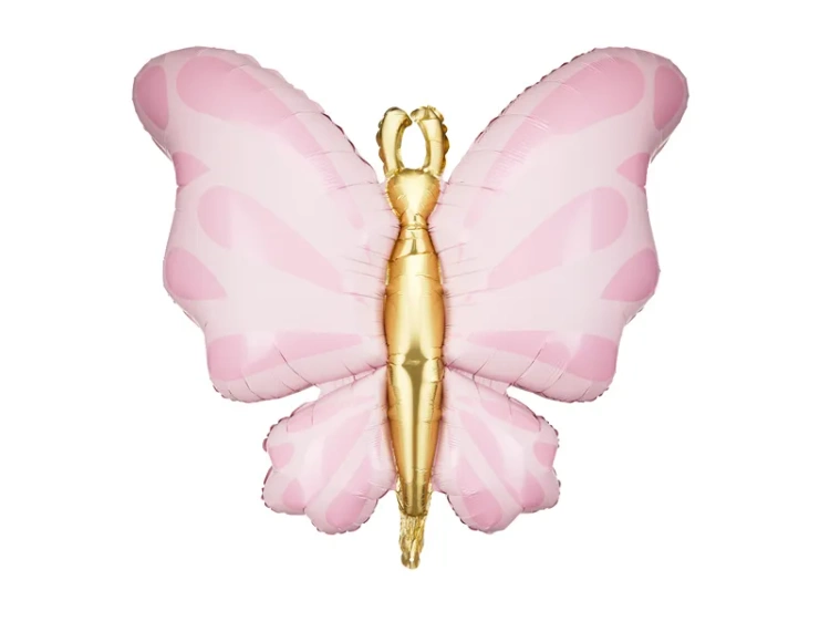 Balon foliowy Motyl 69cm różowy
