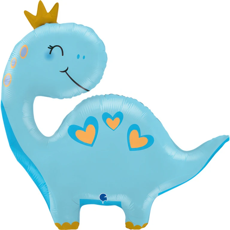 Balon Foliowy Niebieski Dinozaur 28″ – 71 cm – Grabo